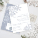 Recherche de flocon de neige bleu invitations Pour elle
