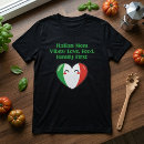 Recherche de famille italienne tshirts Pour elle