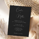 Recherche de black tie invitations Élégant