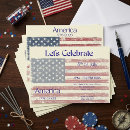 Recherche de drapeau national invitations Rouge blanc et bleu