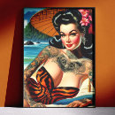Recherche de pin up posters Plage