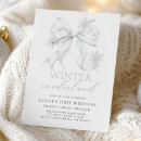 Recherche de winter onederland invitations Élégant