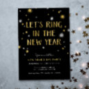 Recherche de new years party invitations Noir