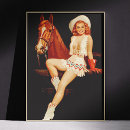 Recherche de cowgirl art Vintage