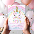 Recherche de de licorne invitations Licorne arc en ciel