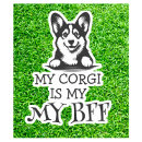 Recherche de corgi dog autocollants Drôle