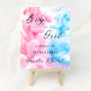 Recherche de fumée rose posters Garçon ou fille