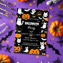 Recherche de chat halloween invitations Citrouilles