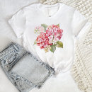 Recherche de watercolor flowers tshirts Rose