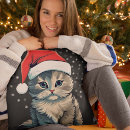 Recherche de christmas cat coussins Chat