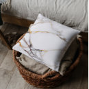 Recherche de texture de marbre coussins Blanc