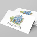 Recherche de scène cartes visite Aquarelle