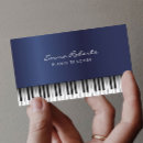 Recherche de accompagnateur cartes visite piano