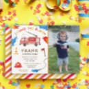 Recherche de fire truck anniversaire invitations Camion d'incendie