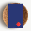 Recherche de cercle rouge cartes visite Simple