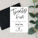 Recherche de vingt cinq invitations 25e