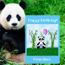 Recherche de panda anniversaire cartes Jungle