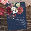 Recherche de bordeaux et or mariage invitations Rose