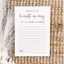 Recherche de memoire invitations Noir et blanc