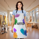 Recherche de peintures tabliers Artiste