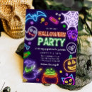 Recherche de neon halloween invitations Halloween pour enfants