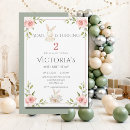 Recherche de deuxième anniversaire invitations Jeune fille