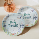 Recherche de mer assiettes Baby shower océanique