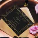 Recherche de gatsby save the dates Noir et or