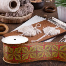 Recherche de motif ethnique rubans Rouge