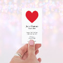 Recherche de valentines cartes visite Rouge