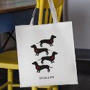 Recherche de dachshund tote bags Mignonette