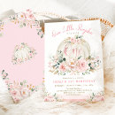 Recherche de de citrouille de fille anniversaire invitations Notre petit citrouille