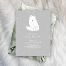 Recherche de renard arctique invitations Bébé