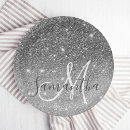 Recherche de gris assiettes en papier Argent