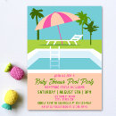 Recherche de pool party cartes invitations moderne