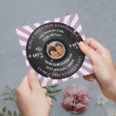 Recherche de anniversary carrées invitations Rétro