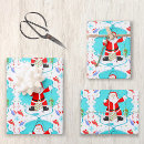 Recherche de ours de père noël papier cadeau Motif