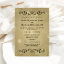 Recherche de nouvelle année vintage invitations Noir