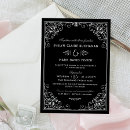 Recherche de gatsby mariage invitations Vintage