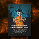 Recherche de squelette de halloween invitations Vintage