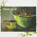 Recherche de café matin invitations Aquarelle