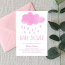 Recherche de nuage pluie invitations Baby