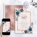 Recherche de rose gold 60th anniversaire invitations Moderne