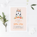 Recherche de husky invitations Aquarelle