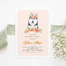Recherche de husky invitations Fête d'anniversaire