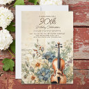 Recherche de violon invitations Floral