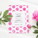 Recherche de polka dot invitations Moderne