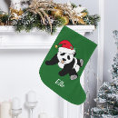 Recherche de ours panda chaussette de noël Mignon