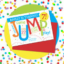 Recherche de bounce house anniversaire invitations Partie de saut