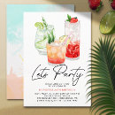 Recherche de cocktail coloré invitations Fête d'anniversaire